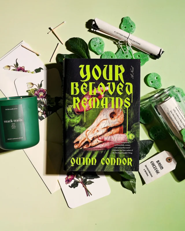 GIVEAWAY ALERT!To celebrate the new release of YOUR BELOVED REMAINS by @quinn.connor.writes, we’re giving away one of our exclusive VIP boxes—the same ones sent to our influencer partners!! Now’s your chance to enjoy your next favorite dark sapphic read with a few special items themed to the story. Gummies and a nice candle— what more could one ask for?To enter:💚 Follow us and @quinn.connor.writes💚Tag a fellow dark sapphic enthusiast in the commentsABBREVIATED RULESNo purchase necessary. Open only to legal residents of the 50 United States and D.C. who are age 18 or older and of the legal age of majority. Entry period begins at 12:00 PM Eastern Time (ET) on 10/7/26 and ends at 11:59 PM ET on 10/10/26. Void where prohibited. For full Official Rules, visit https://read.macmillan.com/?post_type=fib&p=3338810 . Sponsored by Flatiron Books, 120 Broadway, New York, NY 10271. The Sweepstakes is in no way sponsored, endorsed or administered by, or associated with, Instagram.