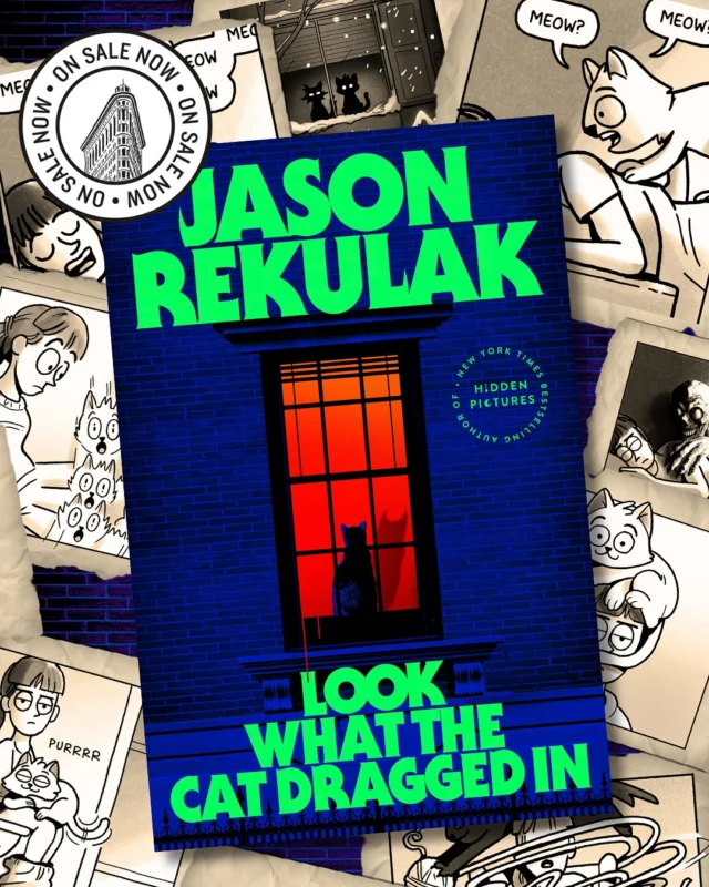 Happy Pub Day!!!Look What the Cat Dragged in by @jasonrekulak follows Penny Padgett, a young cartoonist who agrees to pet-sit an affectionate but odd cat named Godfrey. When disturbing nightmares, increasingly sinister drawings, and unexplained health problems begin to take over her life, she starts to suspect Godfrey may be no ordinary cat.And now out in paperback is Having It All by @corinnelowphd Workhorse by @carolinepalmer_workhorse and Future Boy by @realmikejfox